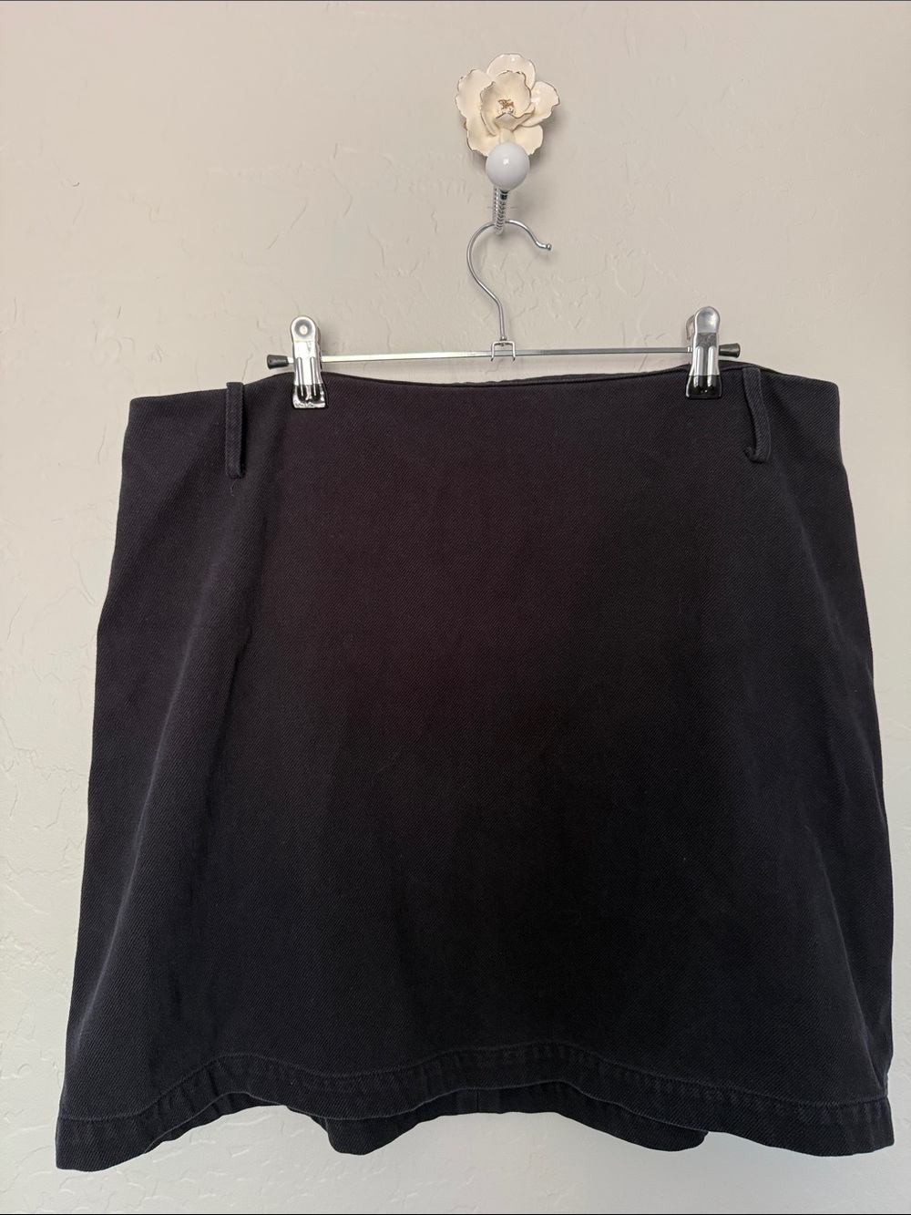 Nine West Black A-Line Skirt